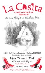 Menu - La Casita Restaurant (2007)