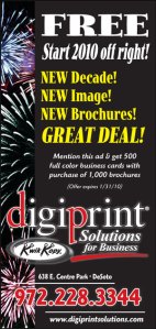 Ad - Kwik Kopy Digiprint - SW Now (Jan 2010)