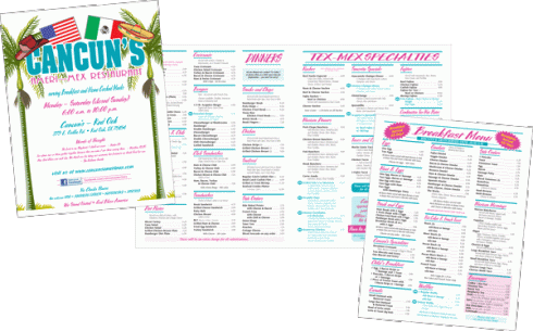 Menu - Cancun’s Red Oak (2011)